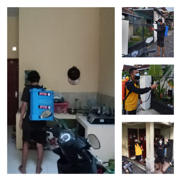 Spraying mandiri RT 18 - RW 12 Karangasem Gempol